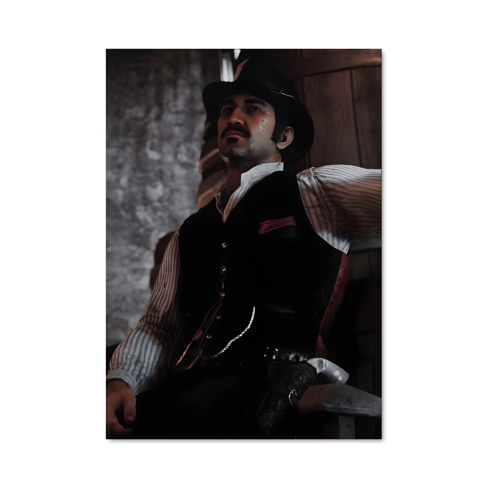 Poster Cowboy Dutch – affiche Red Dead Redemption